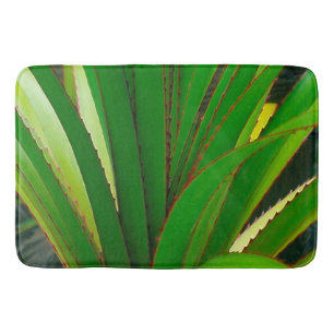 Screw Pine Closeup Bath Mat