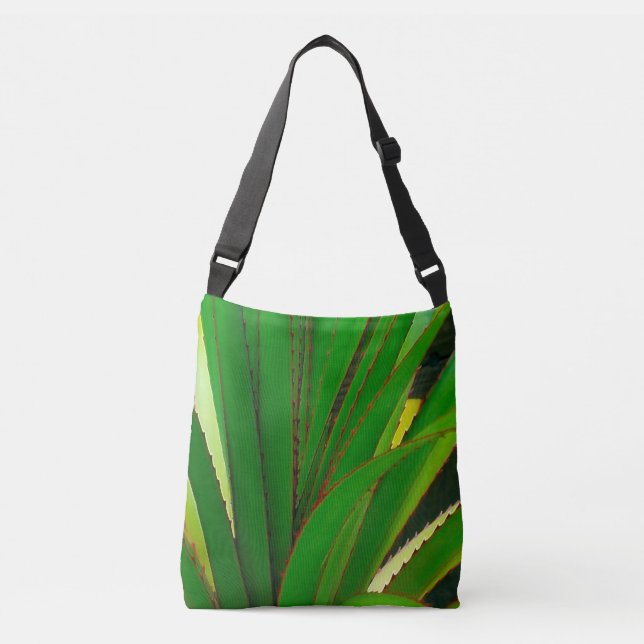 Screw Pine Closeup Crossbody Bag (Front)