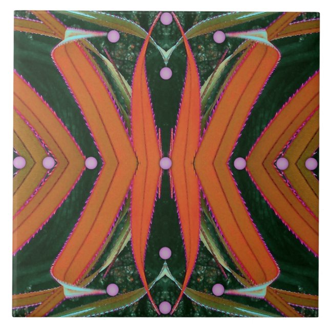 Screw Pine Ribbons Tile (Front)