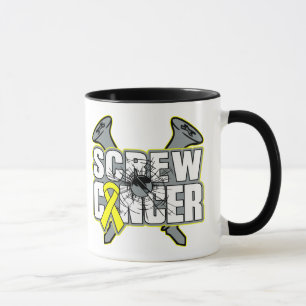 Screw Testicular Cancer Mug