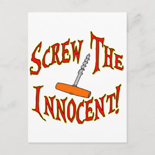 Screw The Innocent! Postcard