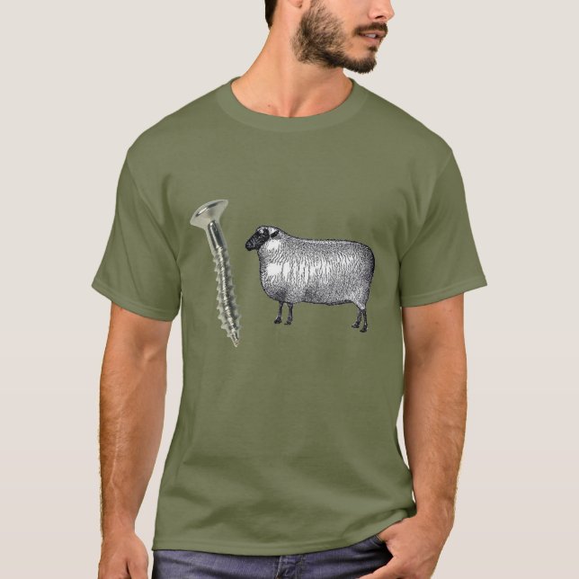 Screw You Funny Rebus T-Shirt (Front)