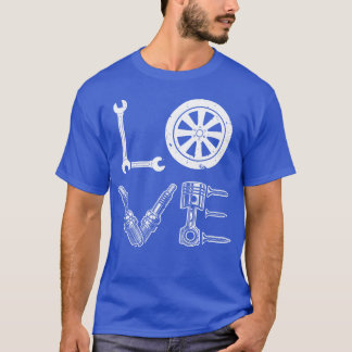Screwdriver Car Mechanic Workshop Mechanic Car fri T-Shirt