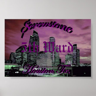 ScrewStone 5th Ward Houston,Tx Poster