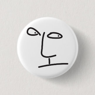 scribbbleface 1 inch round button