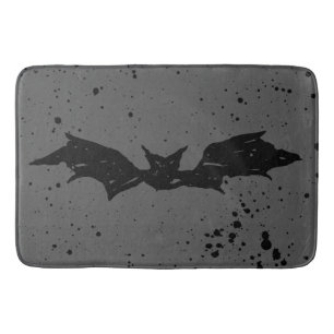 Scribble Bat Bath Mat