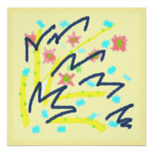 Scribble Buds Glossy Poster