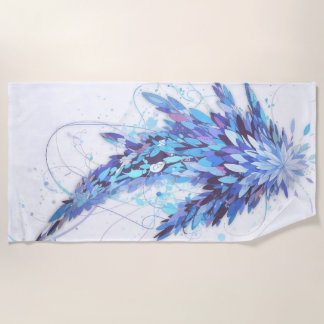 scribble design beach towel