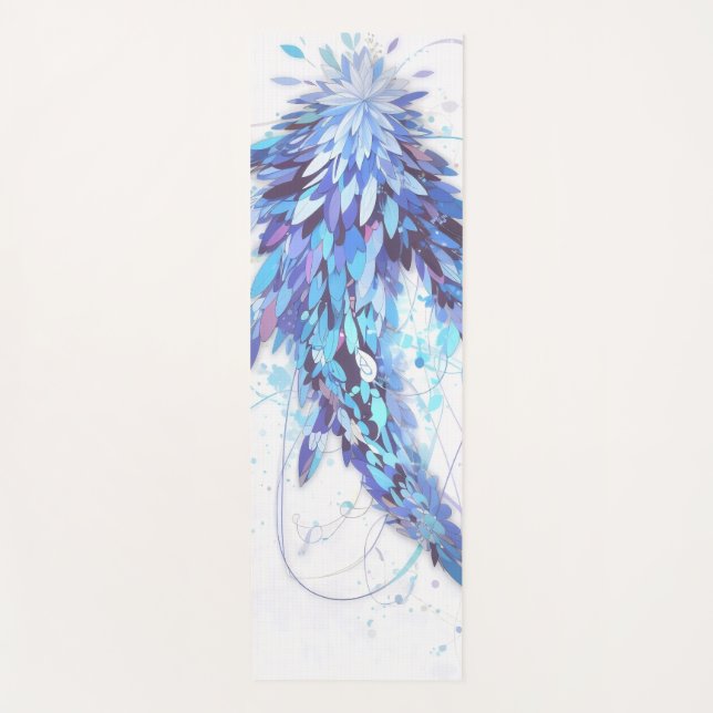 scribble design yoga mat (Front)