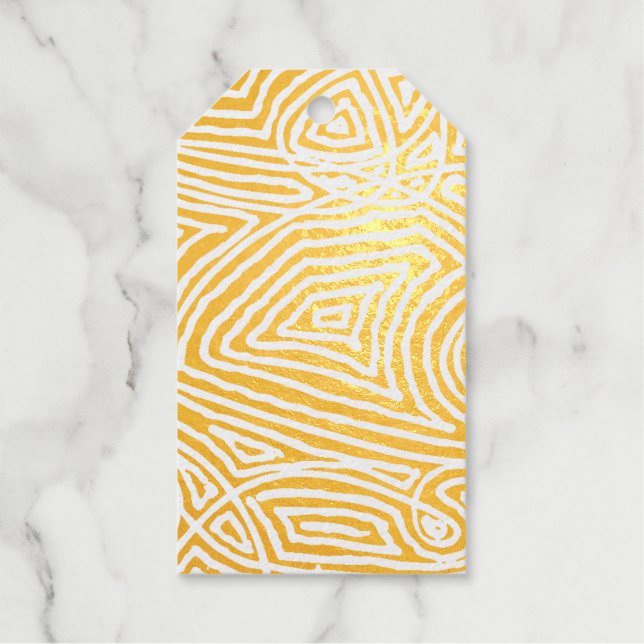 Scribble Foil Favour Tags (Front)