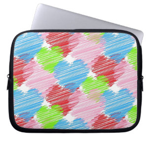 scribble-hearts laptop sleeve