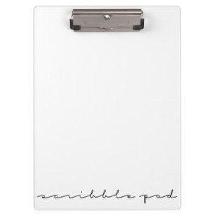 Scribble Pad Clipboard