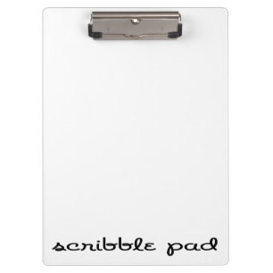 Scribble Pad Clipboard