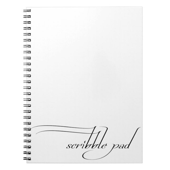 Scribble Pad Notebook (Front)
