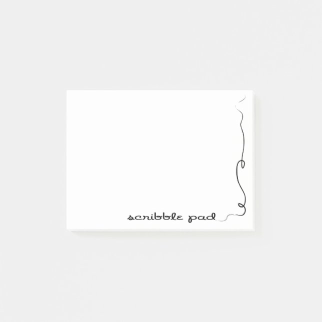 Scribble Pad Post-it Notes (Front)