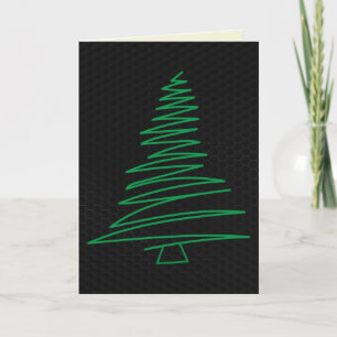 Scribble Tree Christmas Card