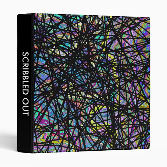 Scribbled out 1in binder (Front/Spine)