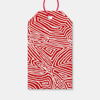 Scribbleprints Red Gift Tags