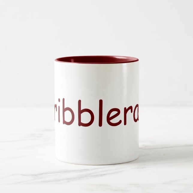 Scribblerati Two-Tone Coffee Mug (Center)