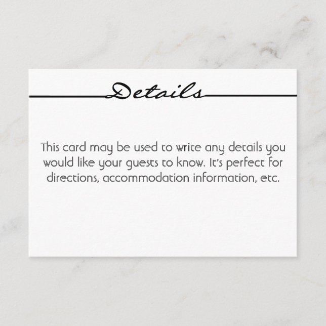 "Scribbles" Details Card (Front)