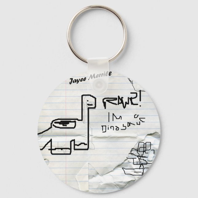 Scribbles Keychain (Front)