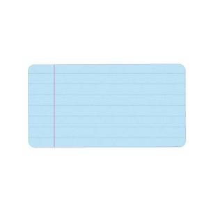 SCRIBBLES on NOTEPAPER Print Your Own Label