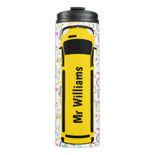 Scribbles School Bus Thermal Tumbler