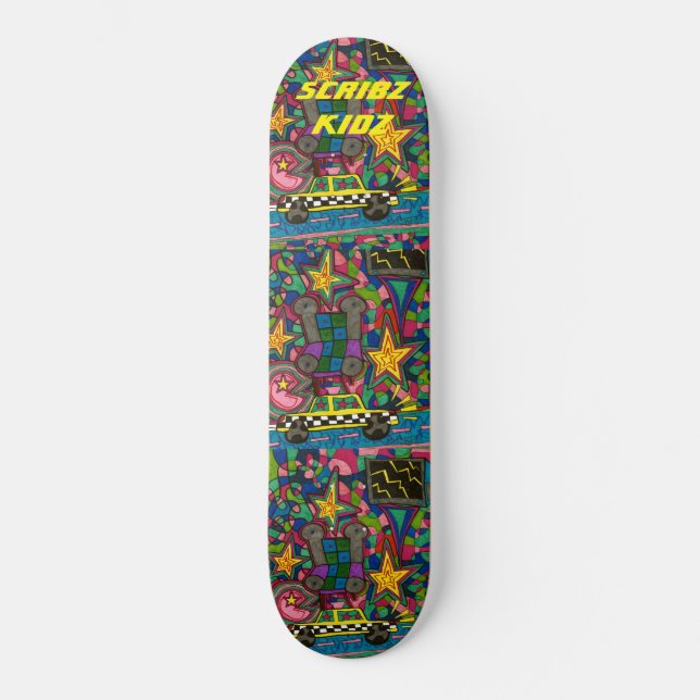 SCRIBZ KIDZ SKATEBOARD / JMT (Front)