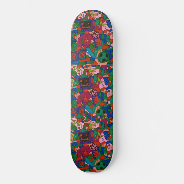 SCRIBZ KIDZ SKATEBOARDS /JMT (Front)