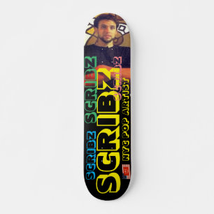 SCRIBZ NYC POP ARTIST 7 3/4" Skateboard Deck