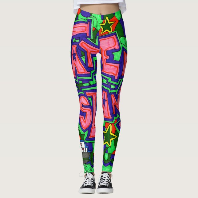 SCRIBZ / STATEN ISLAND Leggings (Front)