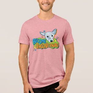 Scrim Unisex T-Shirt Pink Tri-Blend Shirt