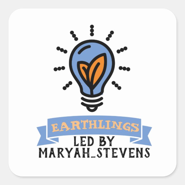 Scrimo Team Earthling sticker (Front)