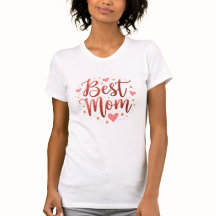 Script Best Mom ever Pink Typography