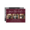 Script Burgundy Wedding Photo Save The Date Cards