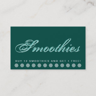 script Carte de fidélité client SMOOTHIES