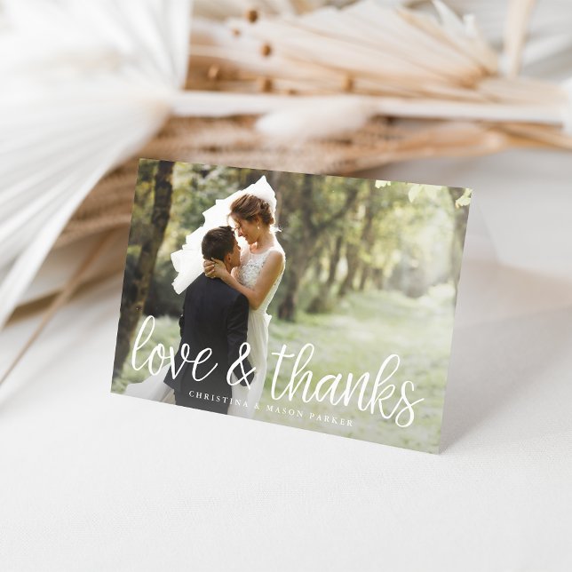 Script chic | Love & Merci photo Mariage (Créateur téléchargé)