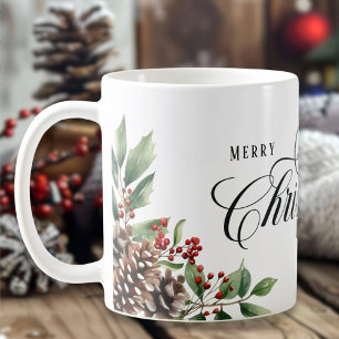 Script Christmas  Coffee Mug