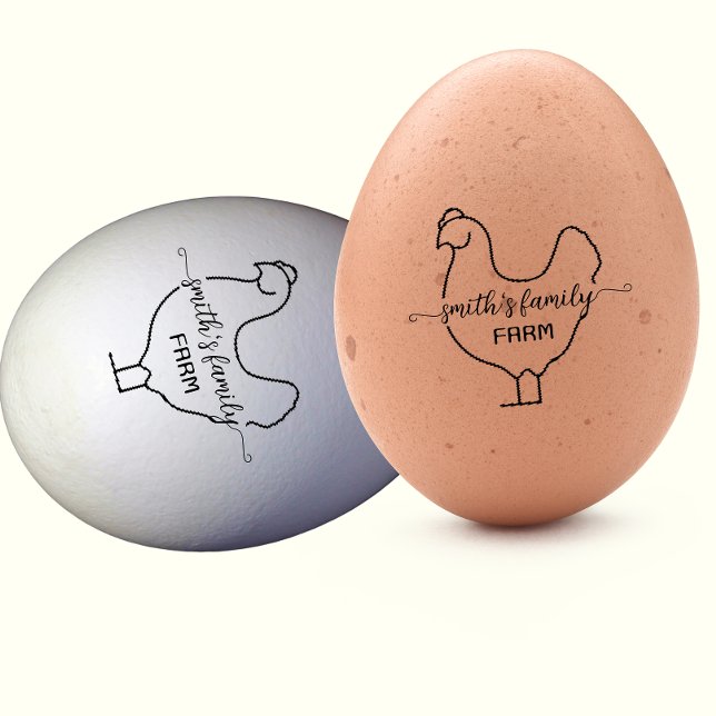 Script Custom Chicken silhouette Egg Mini Stamp (Creator Uploaded)