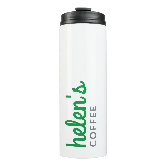 Script Custom Name Coffee Tumbler Personalized (Front)