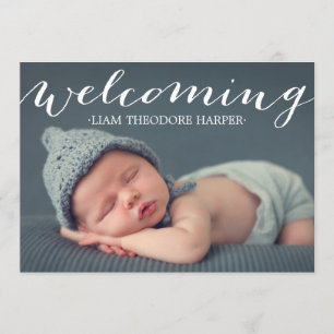Script de bienvenue Faire-part de naissance