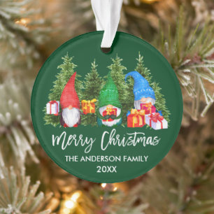 Script de brosse Aquarelle de Noël Gnomes Arbres