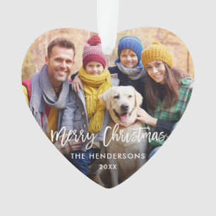 Script de brosse Joyeux Noël Photo Red Back Heart