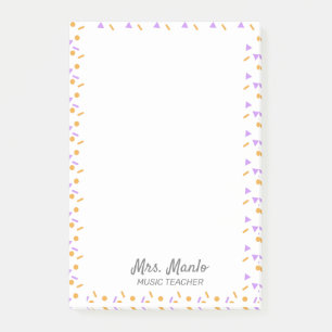 Script de l'enseignant Confetti Post-it Notes