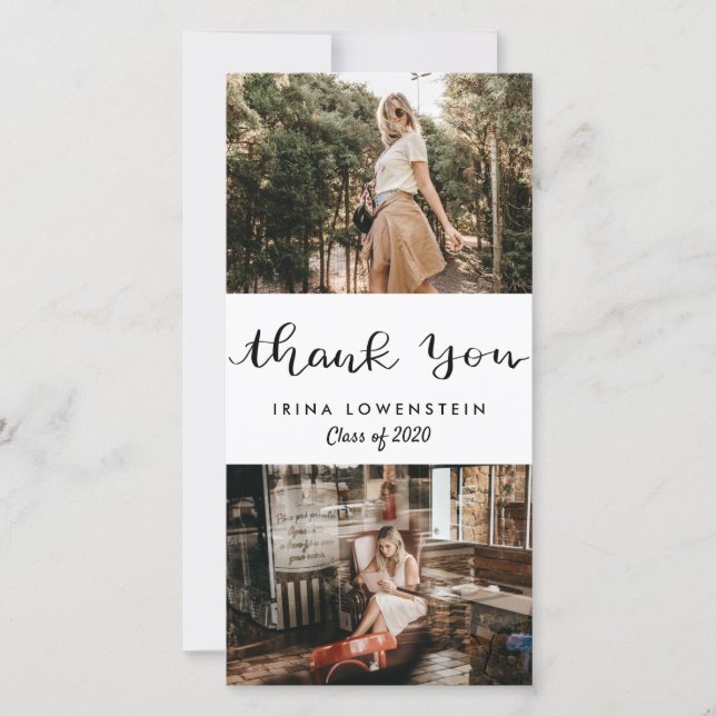 Script de Merci photo Décontracté de deuxième cycl (Devant)