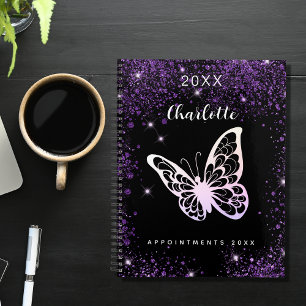 Script de nom de papillon de parties scintillant v
