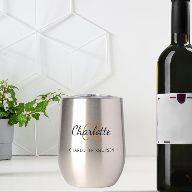 Script de nom des initiales du monogramme (Créateur téléchargé)