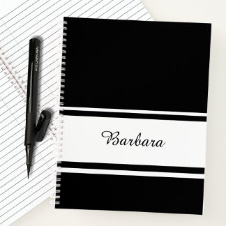 Script de nom personnalisé Journal cadeau de burea
