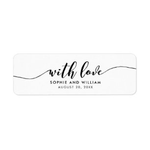 Script De Relax Avec Amour Mariage Faveur Étiquett