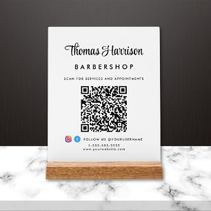 Script de signature élégant Code QR Entreprise
